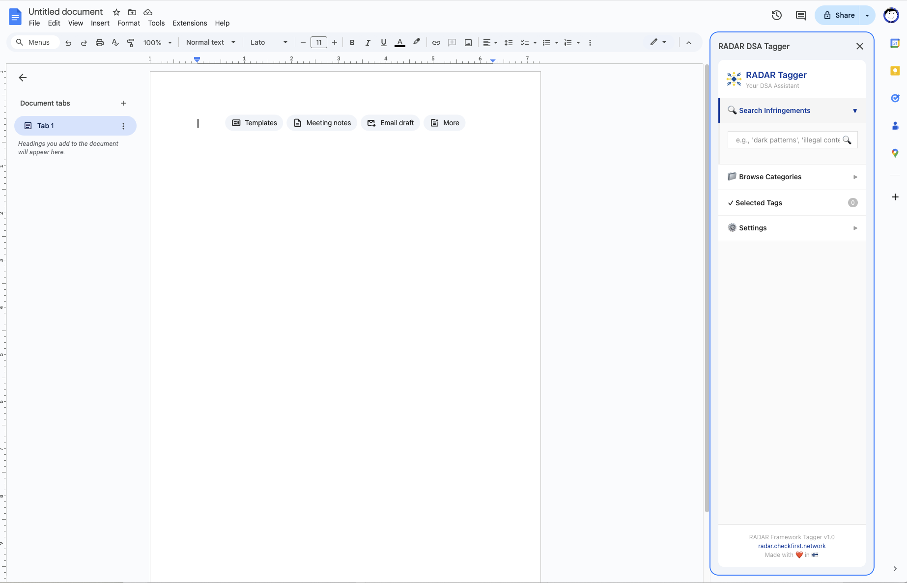 Google Docs Add-On Screenshot 2